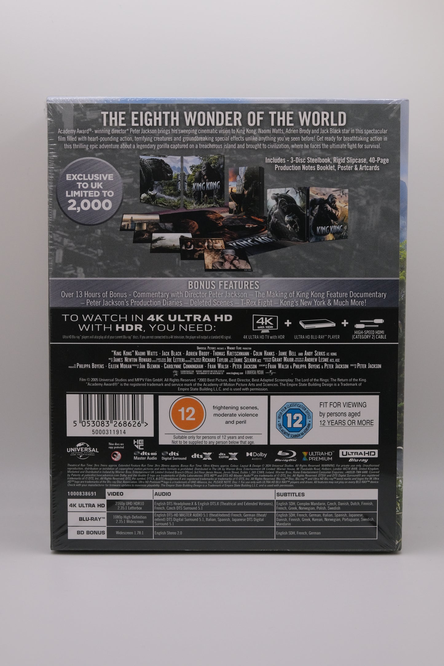 King Kong Collector's Edition 4K Ultra HD Steelbook